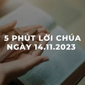 5 Phút lời chúa ngày 14 - 11