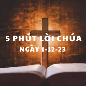 5 Phút Lời Chúa Mỗi Ngày 1-12-23 – Giáo Xứ Hòa Minh